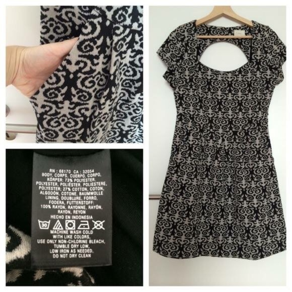 {Anthro} Deletta's Caledonia Cutout Dress